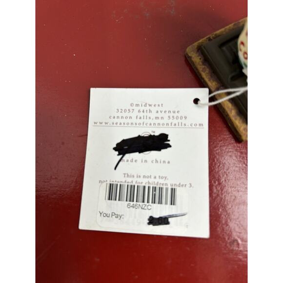 S'mores Holiday Ornament - White and Red - Picture 7 of 8